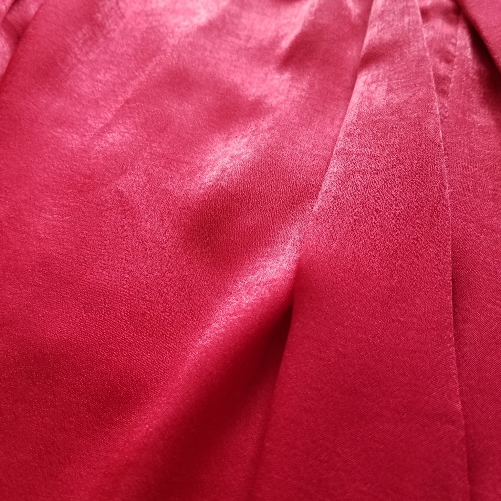 PLUS size on/off shoulder red dress - Picture 6 of 6